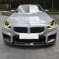V Style Pre-Preg Carbon Fibre Front Splitter for BMW G87 M2 23-Present - Carbon Factory