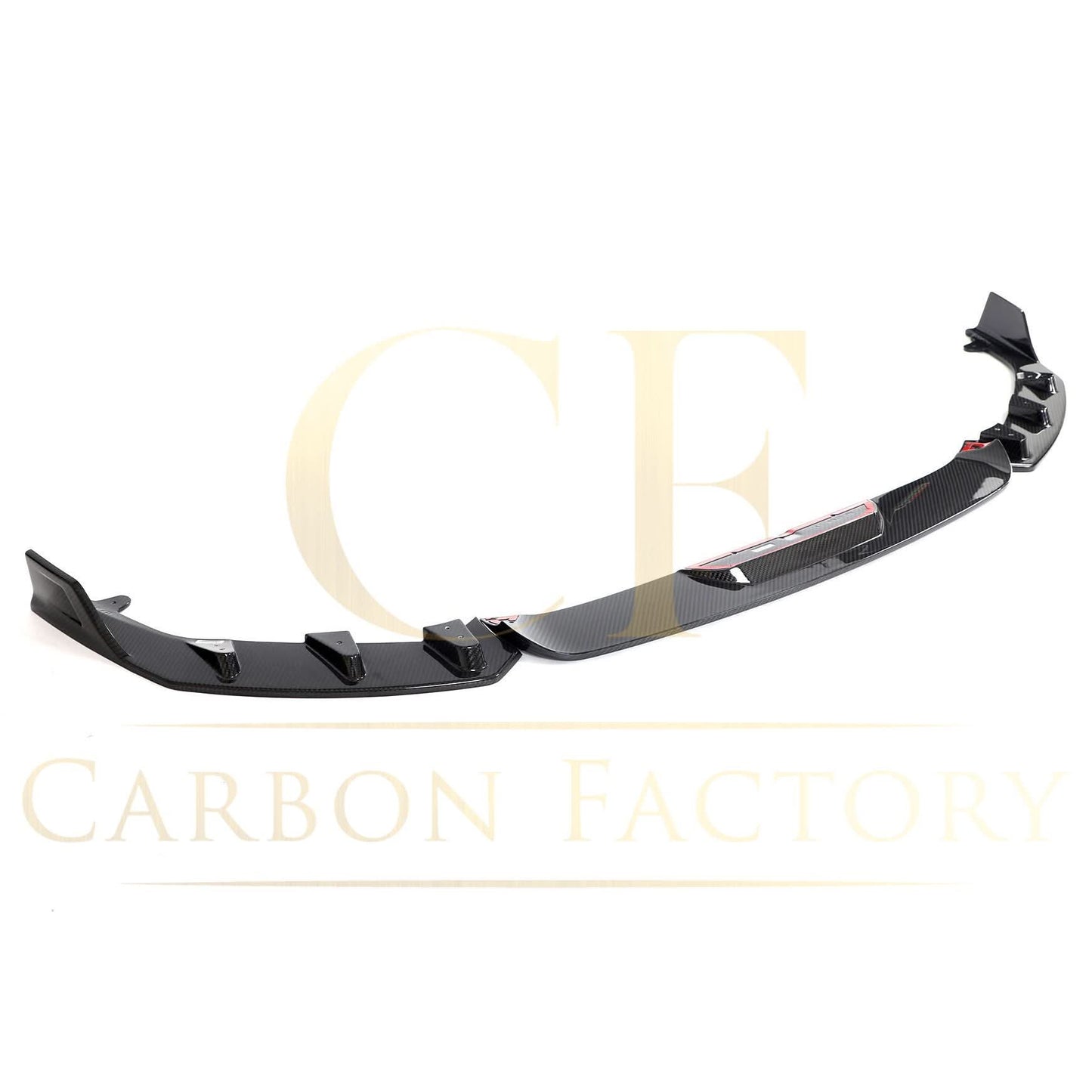 V Style Pre-Preg Carbon Fibre Front Splitter for BMW G87 M2 23-Present - Carbon Factory