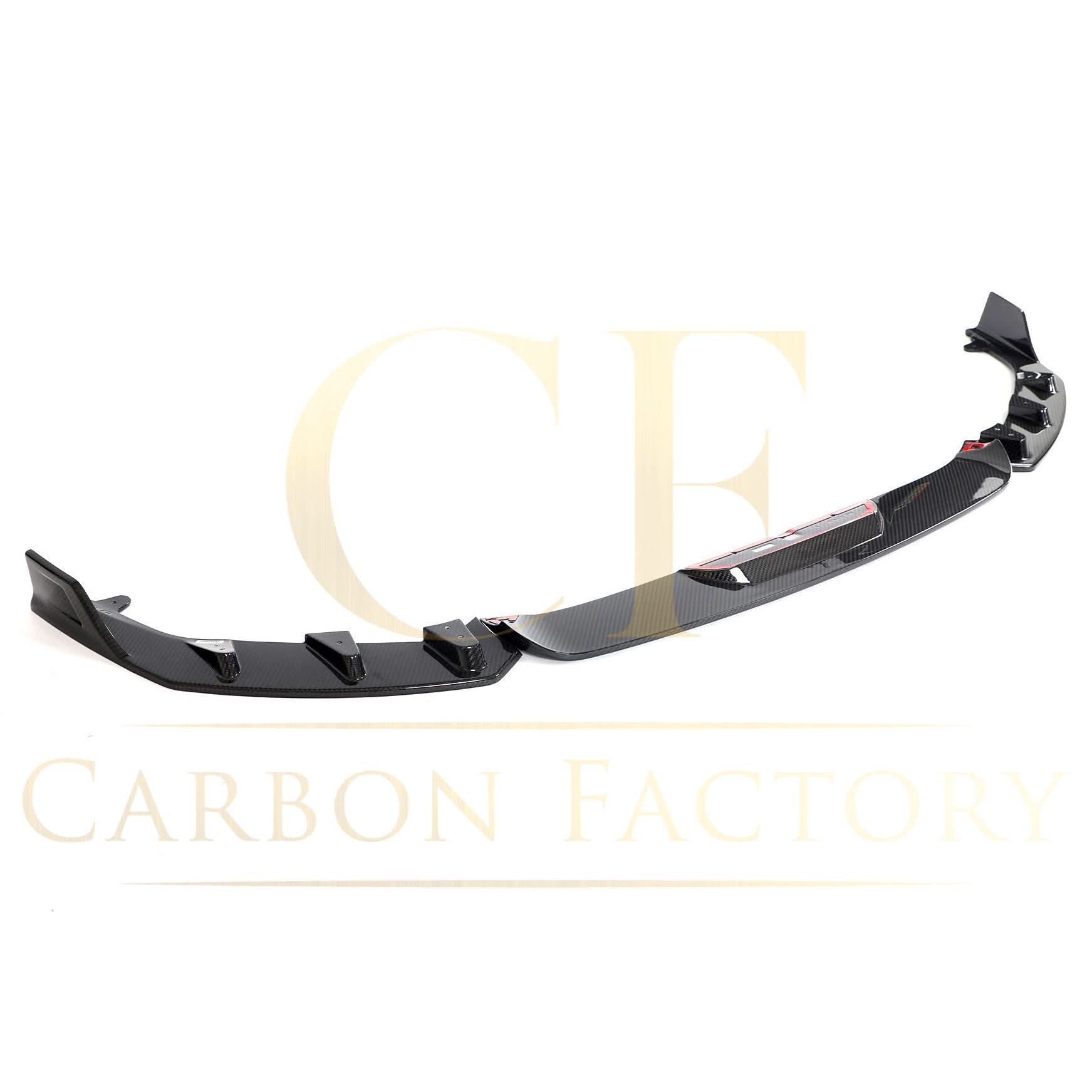 V Style Pre-Preg Carbon Fibre Front Splitter for BMW G87 M2 23-Present - Carbon Factory