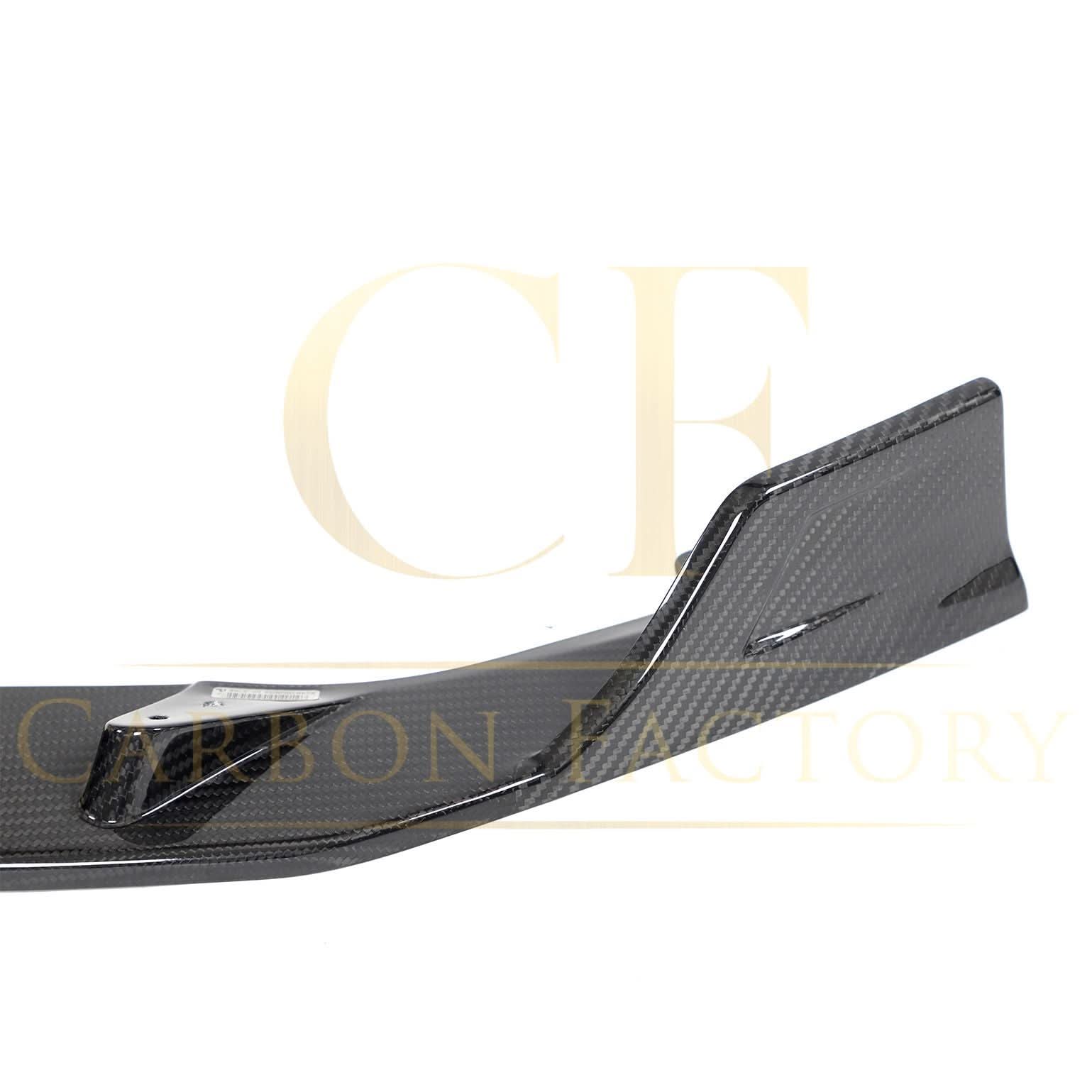 V Style Pre-Preg Carbon Fibre Front Splitter for BMW G87 M2 23-Present - Carbon Factory