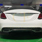 X Style Pre-Preg Carbon Fibre Boot Spoiler for Mercedes Benz W205 C Class 15-21 - Carbon Factory
