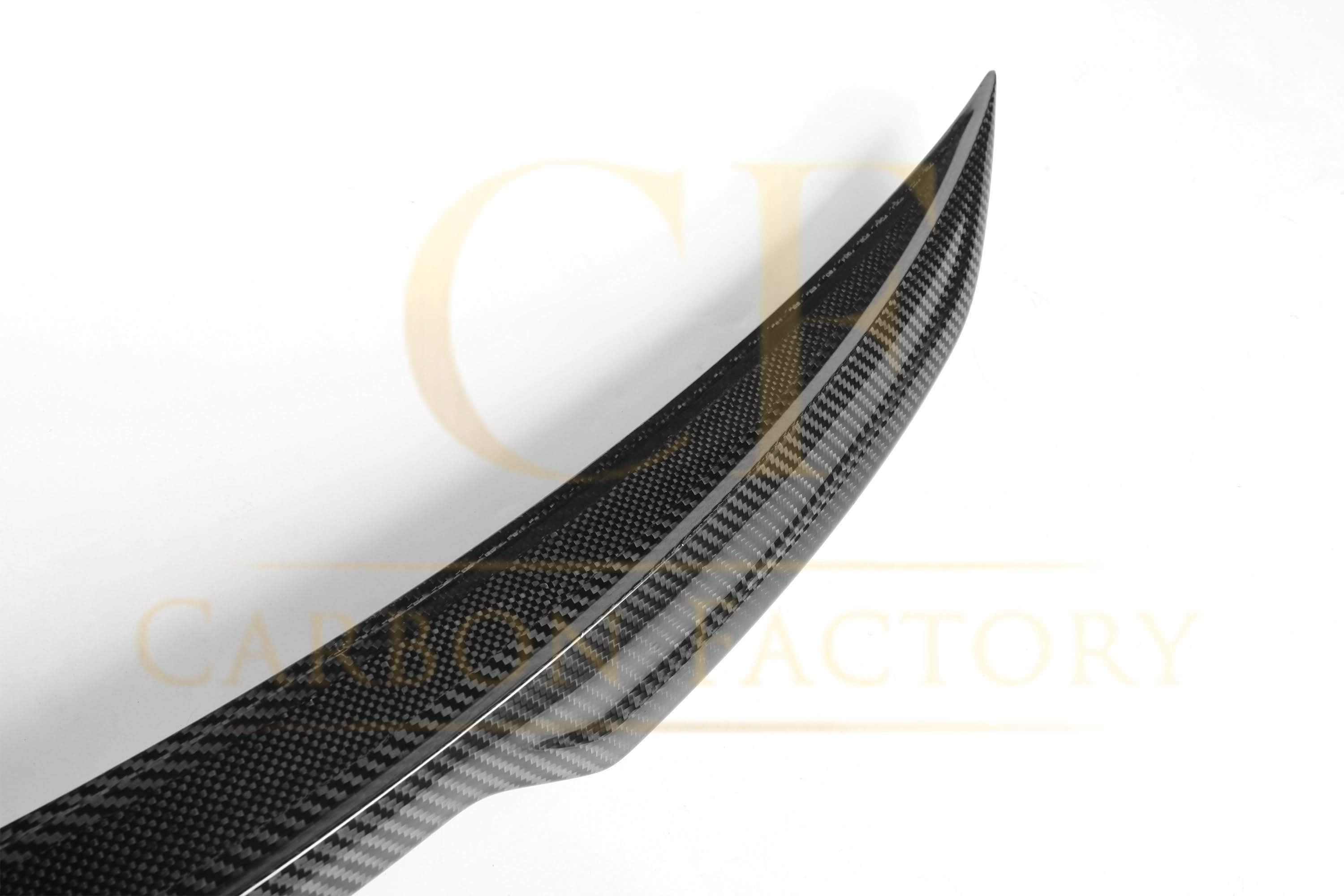 X Style Pre-Preg Carbon Fibre Boot Spoiler for Mercedes Benz W205 C Class 15-21 - Carbon Factory