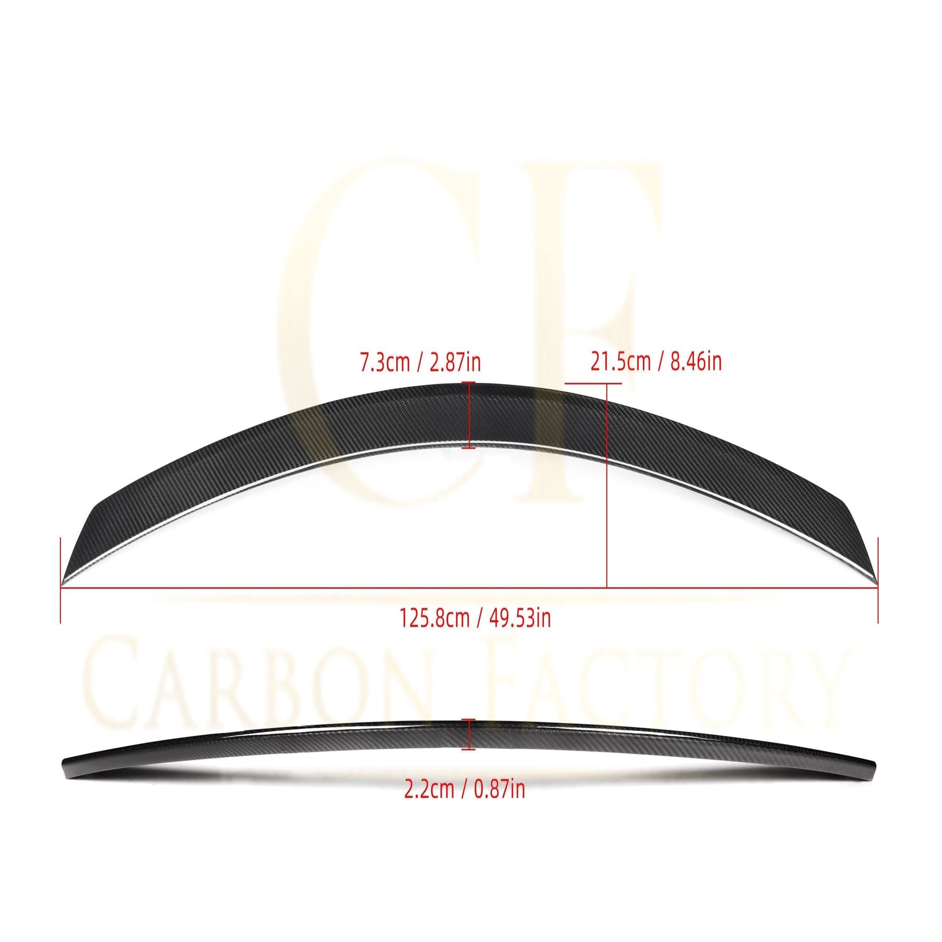 OEM Style Pre-Preg Carbon Fibre Boot Spoiler for Mercedes Benz W204 C Class Saloon 07-14 - Carbon Factory
