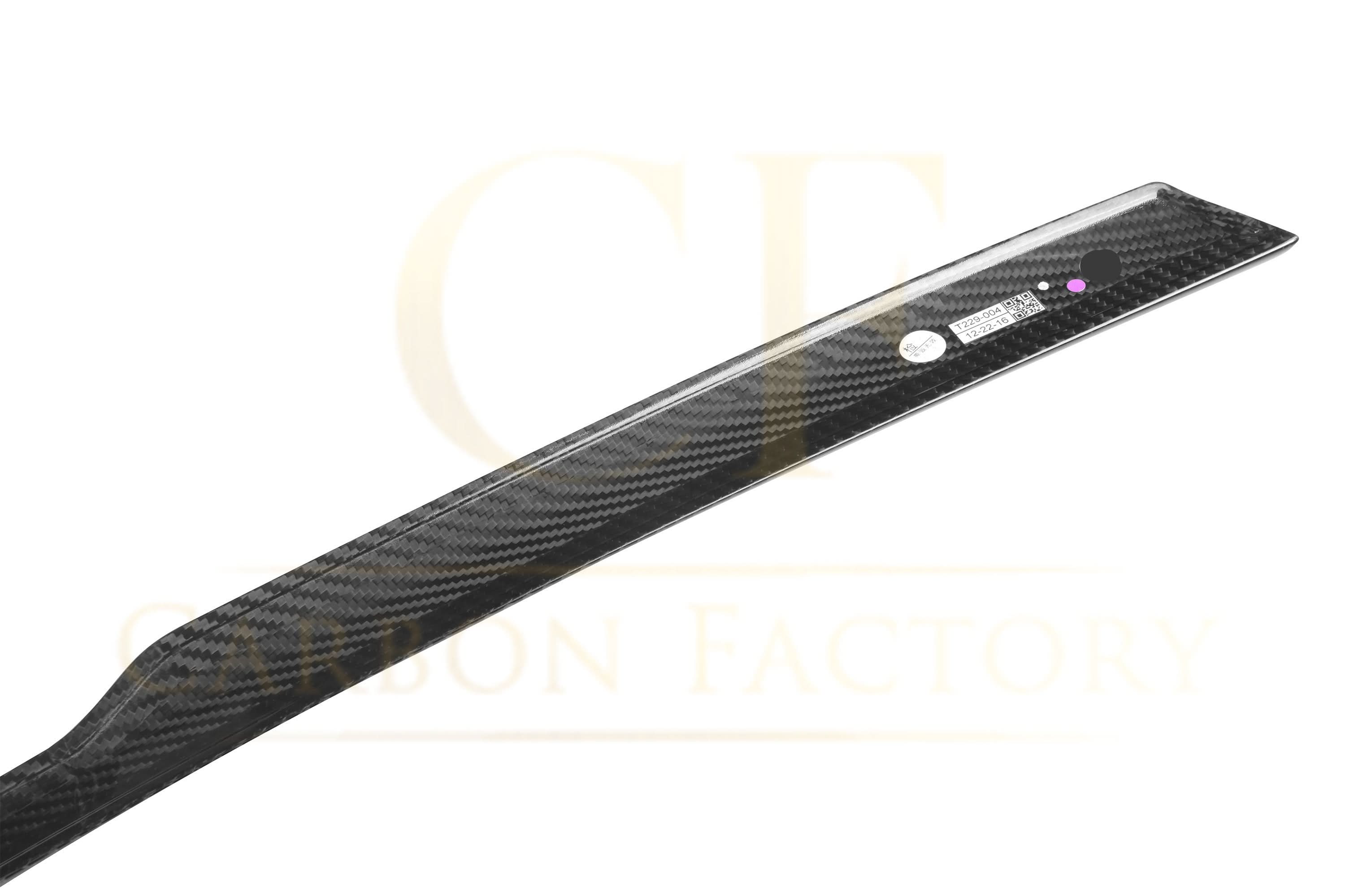 AMG-style Pre-Preg Carbon Fibre Boot Spoiler for Mercedes-Benz C207 E-Class Coupe 2010-2017, featuring sleek carbon fiber finish.