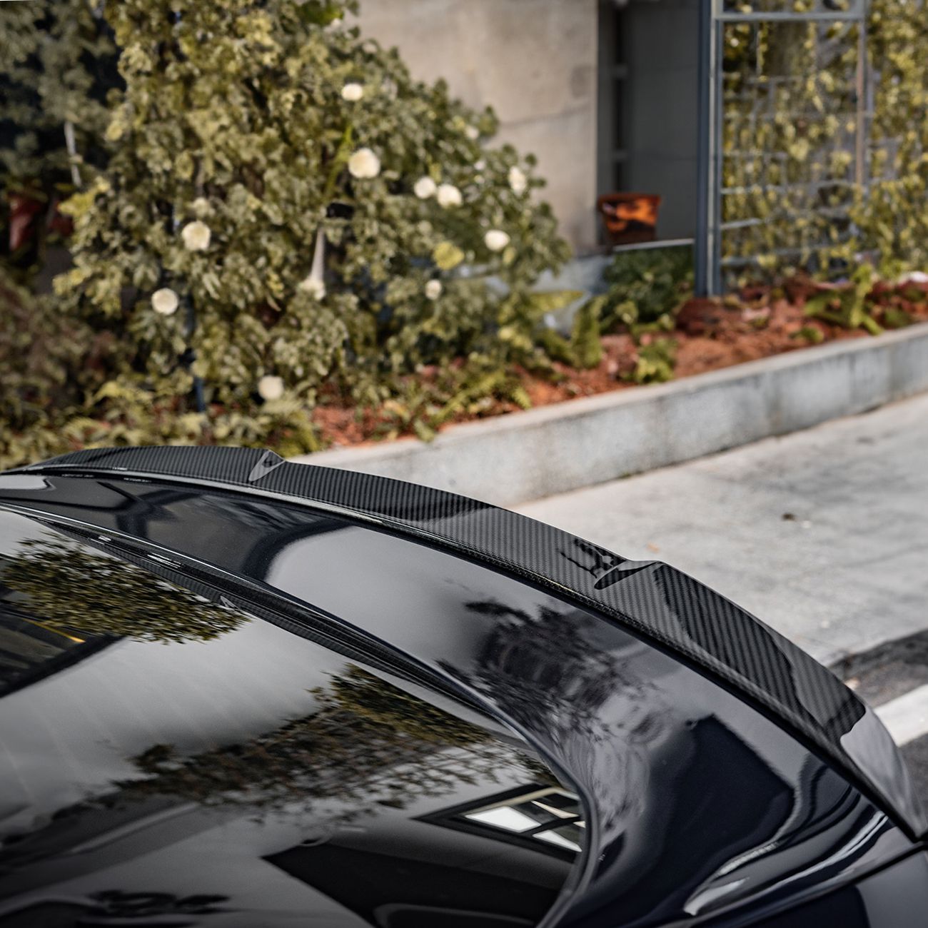 CF Style Pre-Preg Carbon Fibre Boot Spoiler for BMW G26 4 Series Gran Coupe i4 20-25 - Carbon Factory