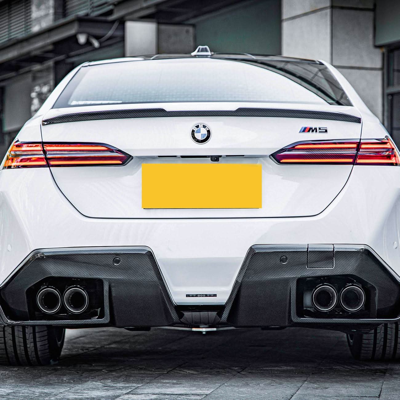CF Style Pre-Preg Carbon Fibre Rear Spoiler for BMW G60 5 Series G90 M5 24-Present - Carbon Factory