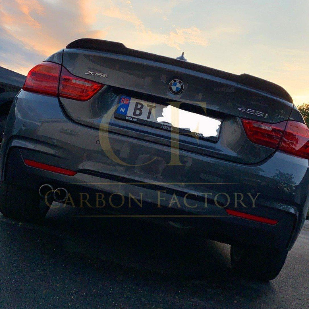 CS Style Pre-preg Carbon Fibre Boot Spoiler for BMW 4 Series F36 Gran Coupe 14-20 - Carbon Factory