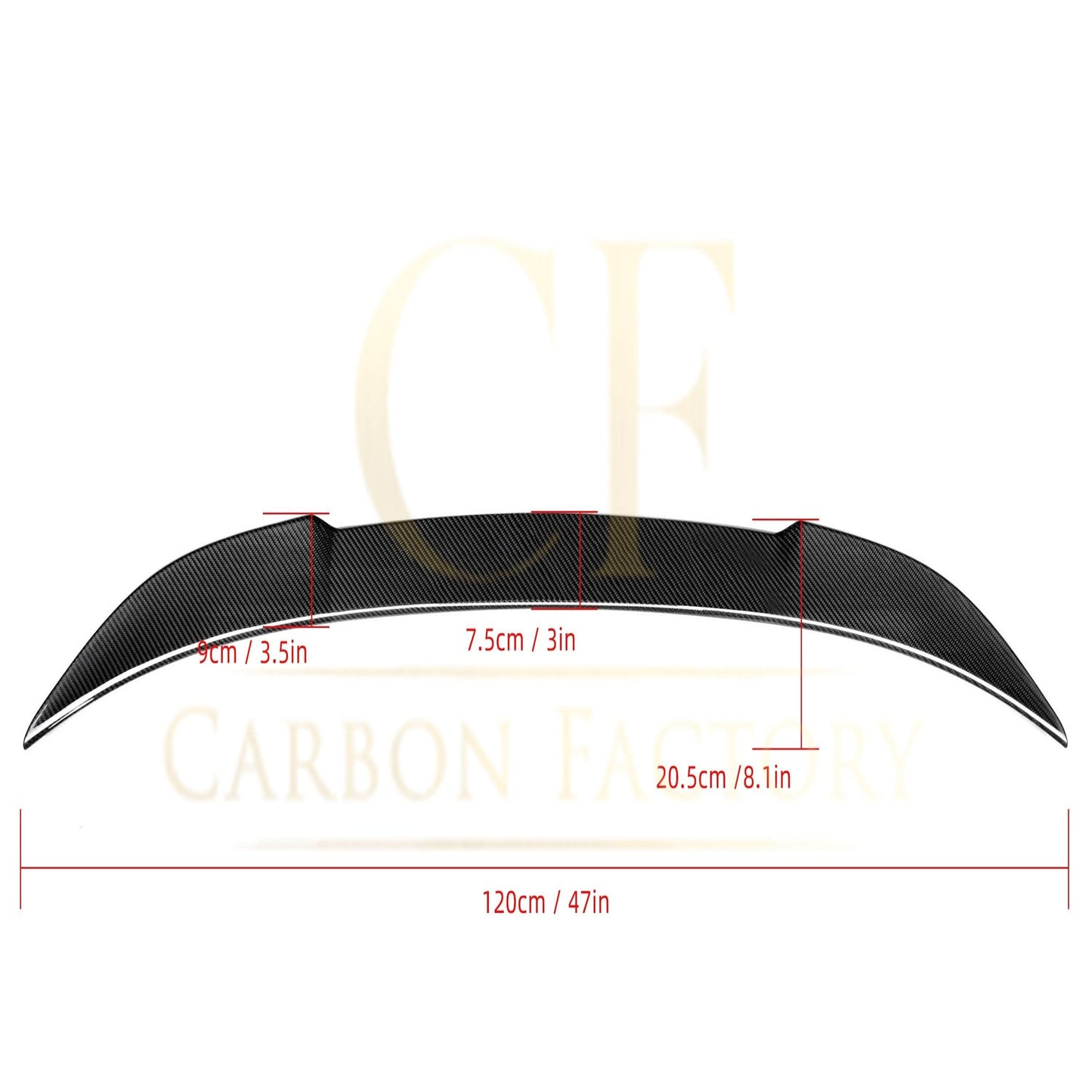 CS Style Pre-preg Carbon Fibre Boot Spoiler for BMW 4 Series F36 Gran Coupe 14-20 - Carbon Factory