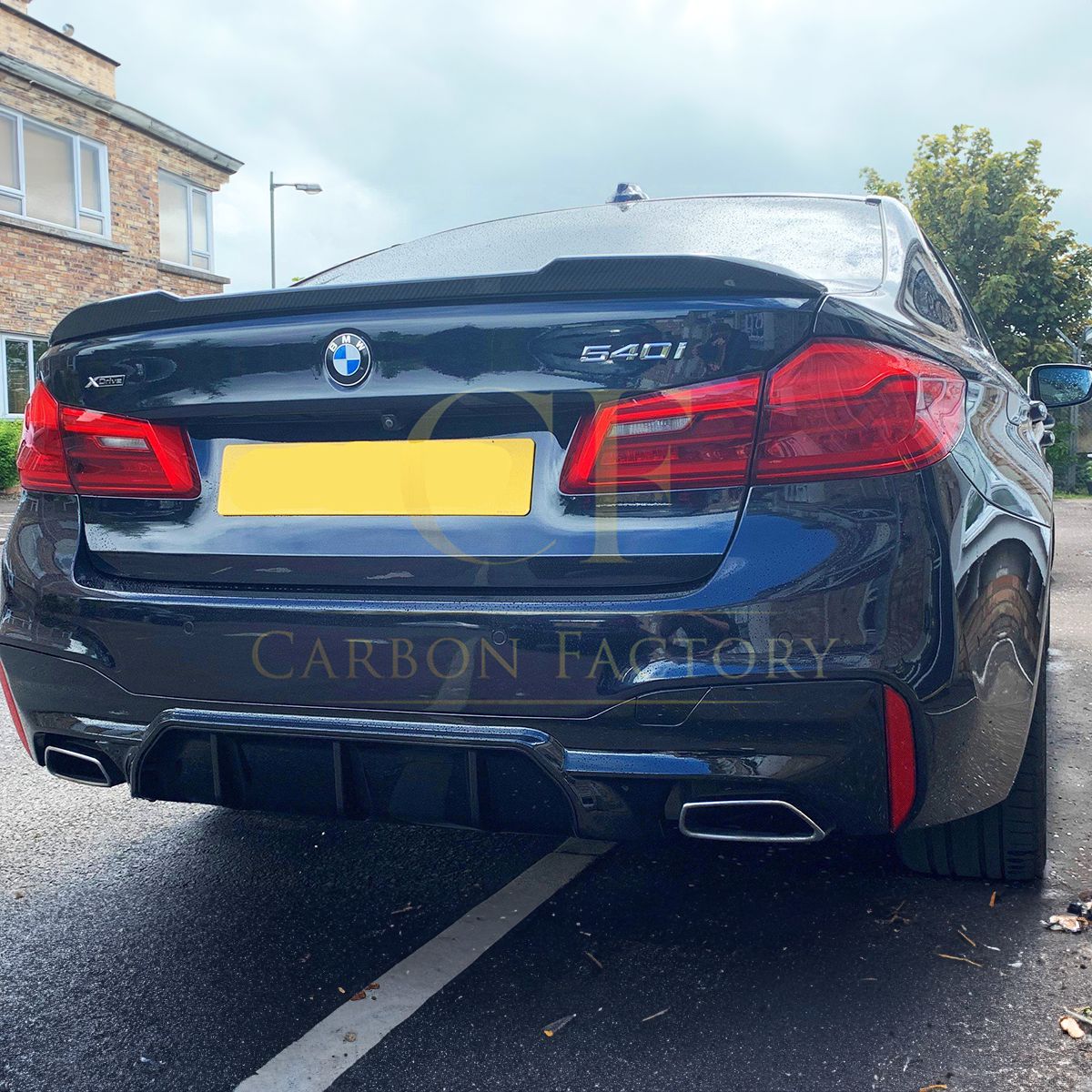 CS Style Pre-Preg Carbon Fibre Boot Spoiler for BMW 5 Series G30 F90 M5 17-23 - Carbon Factory