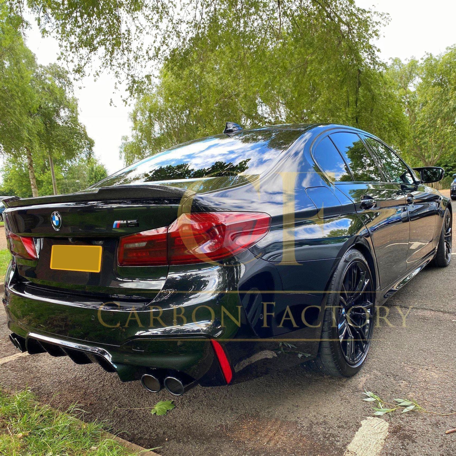 CS Style Pre-Preg Carbon Fibre Boot Spoiler for BMW 5 Series G30 F90 M5 17-23 - Carbon Factory