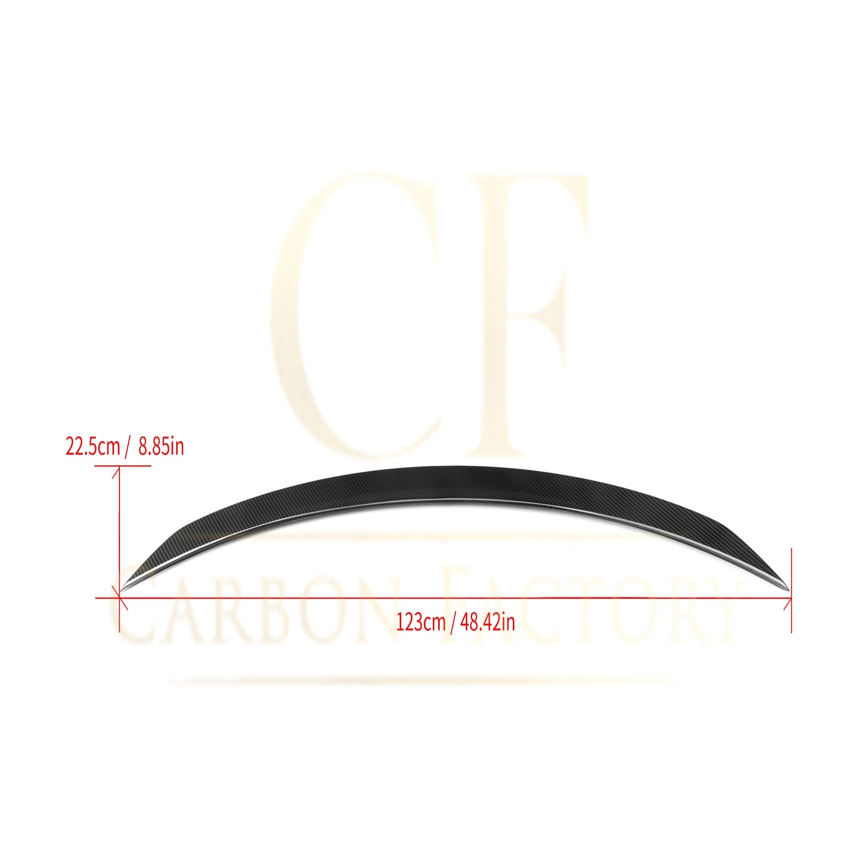 Mercedes Benz W253 GLC Saloon OEM Style Prepreg Carbon Fibre Boot Spoiler 16-23 by Carbon Factory - Carbon Factory