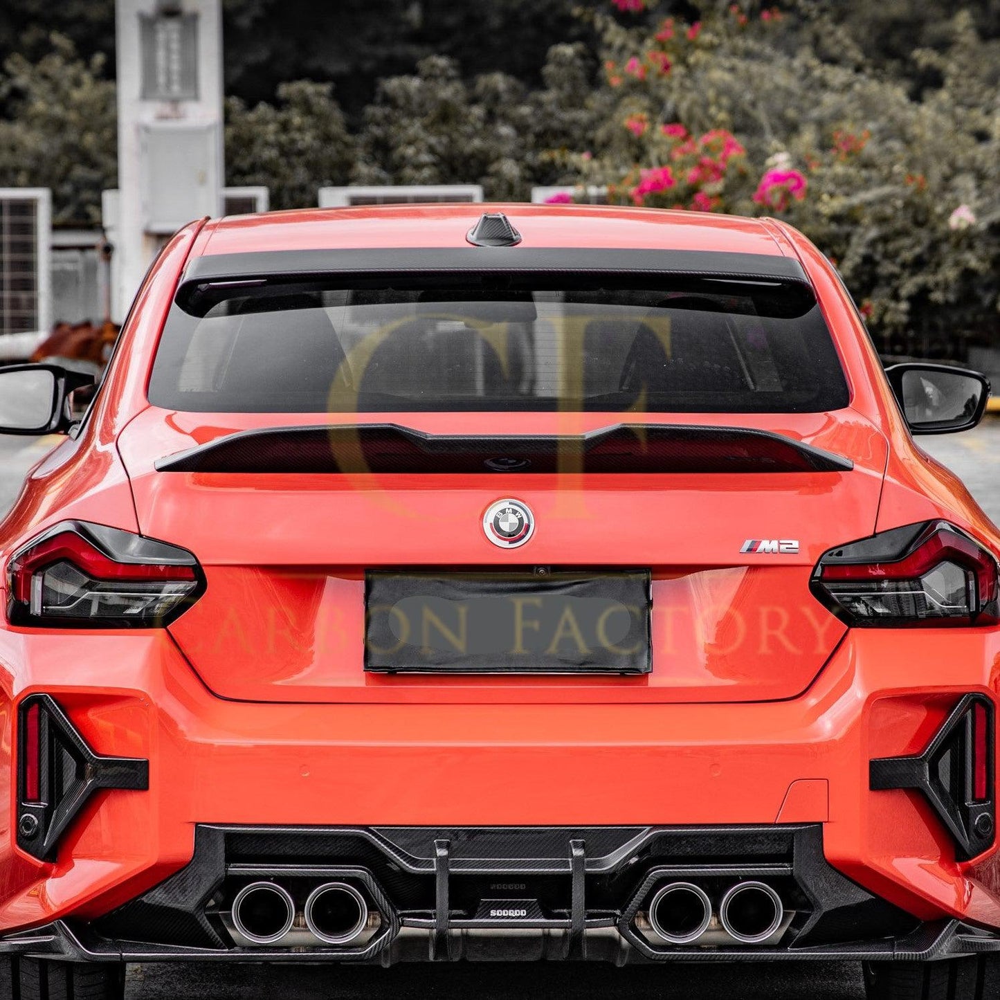 MP Style 1 Pre-Preg Carbon Fibre Boot Spoiler for BMW G87 M2 G42 2 Series 23-Present - Carbon Factory