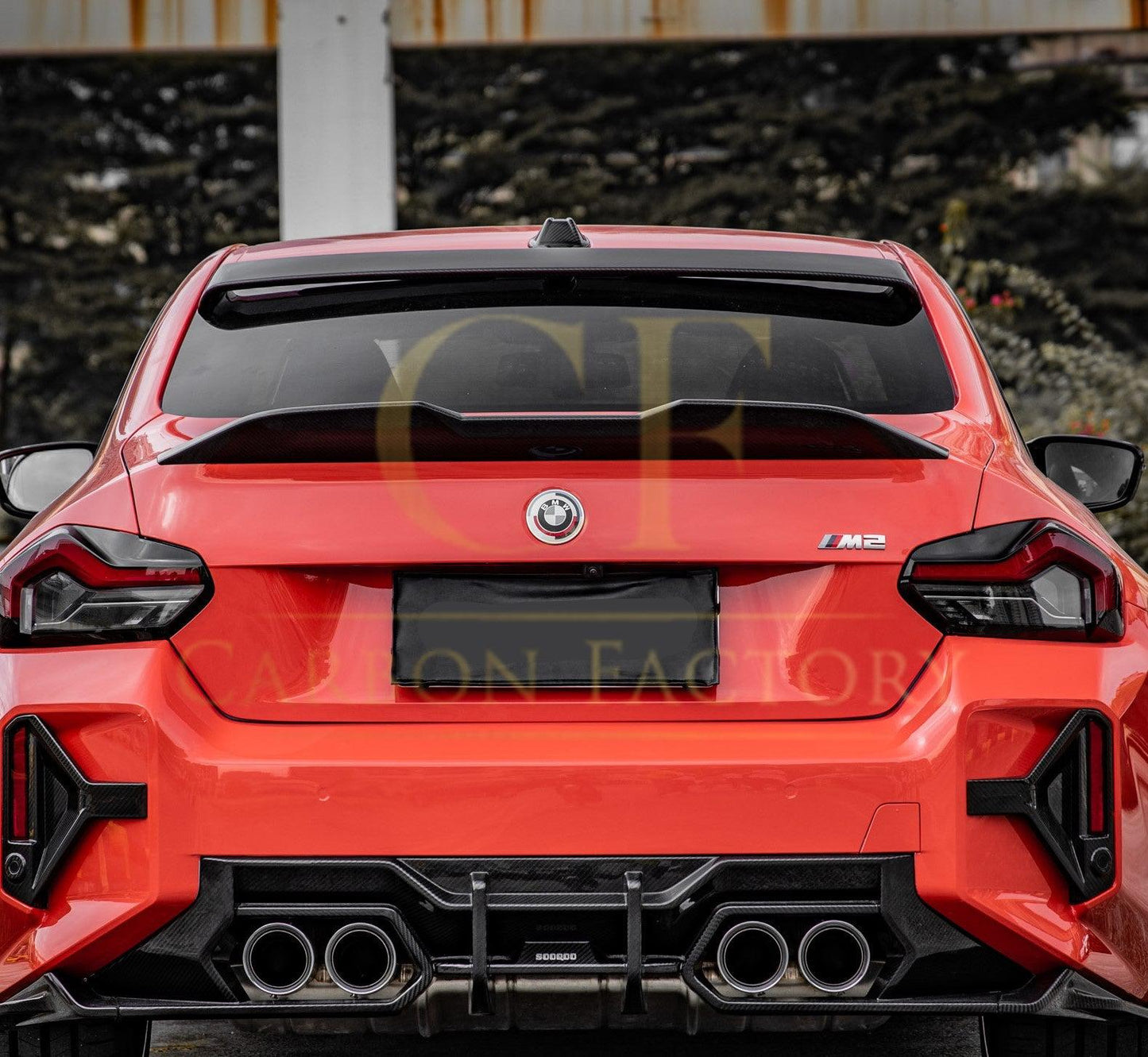 MP Style 1 Pre-Preg Carbon Fibre Boot Spoiler for BMW G87 M2 G42 2 Series 23-Present - Carbon Factory