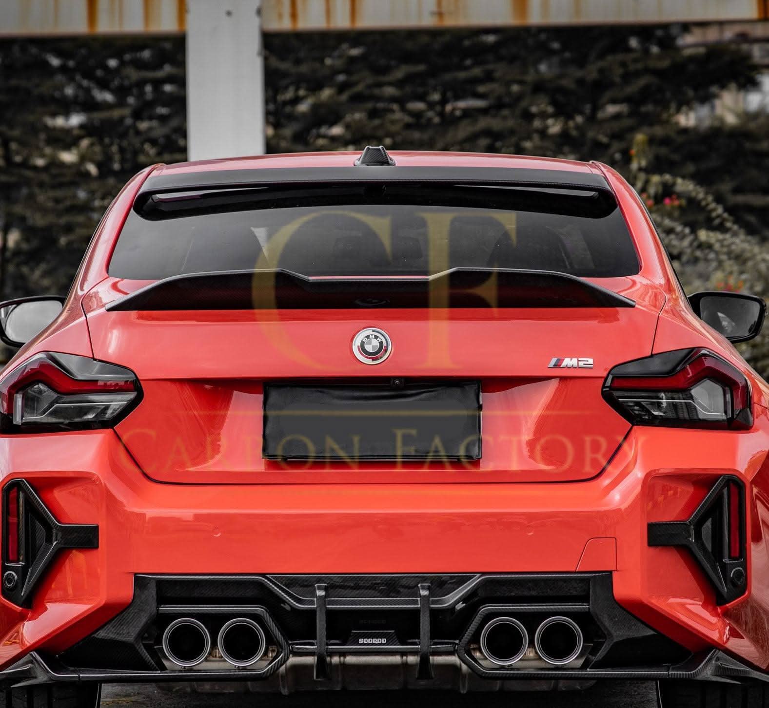 MP Style 1 Pre-Preg Carbon Fibre Boot Spoiler for BMW G87 M2 G42 2 Series 23-Present - Carbon Factory