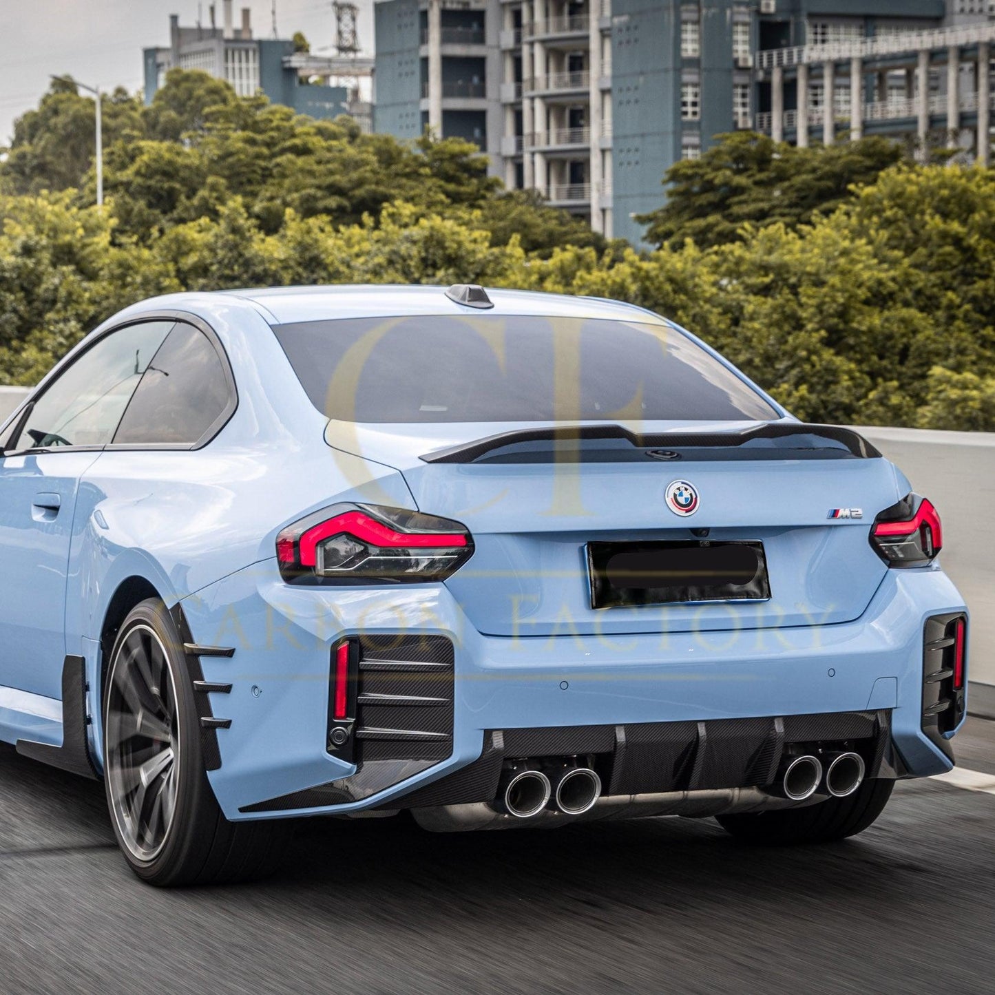 MP Style 1 Pre-Preg Carbon Fibre Boot Spoiler for BMW G87 M2 G42 2 Series 23-Present - Carbon Factory