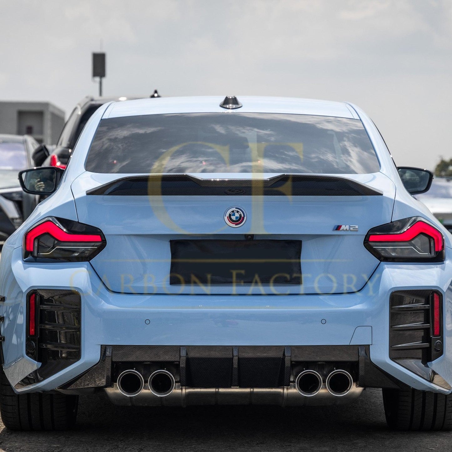 MP Style 1 Pre-Preg Carbon Fibre Boot Spoiler for BMW G87 M2 G42 2 Series 23-Present - Carbon Factory