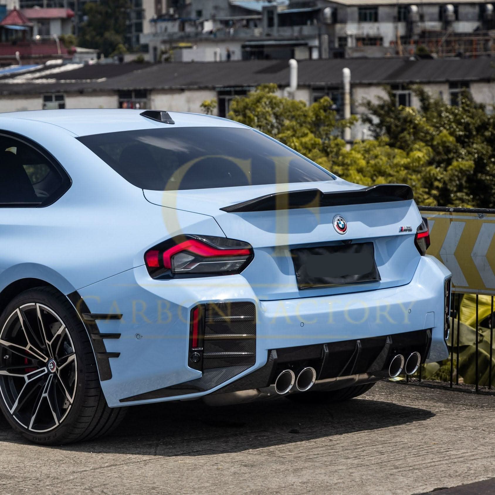 MP Style 1 Pre-Preg Carbon Fibre Boot Spoiler for BMW G87 M2 G42 2 Series 23-Present - Carbon Factory