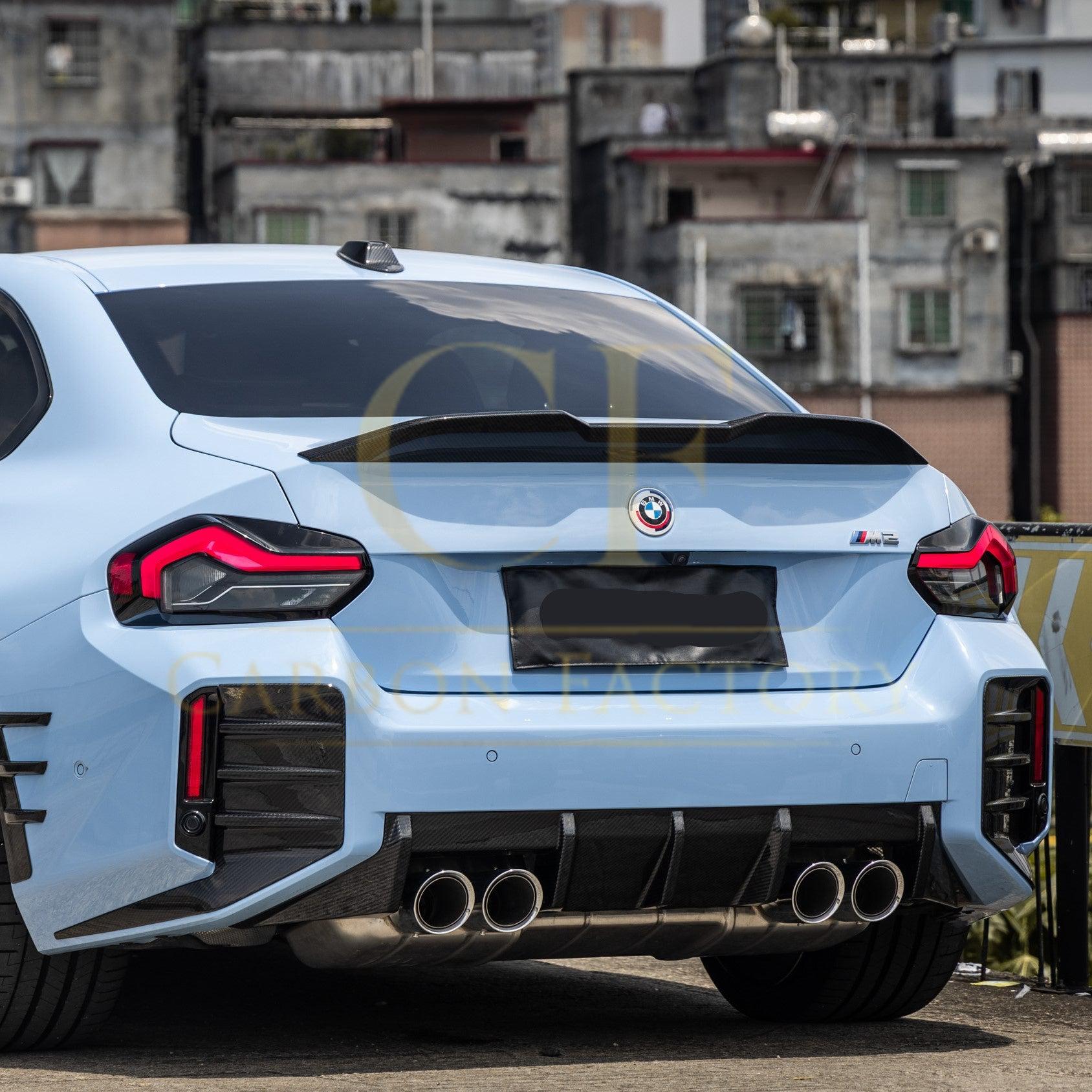 MP Style 1 Pre-Preg Carbon Fibre Boot Spoiler for BMW G87 M2 G42 2 Series 23-Present - Carbon Factory