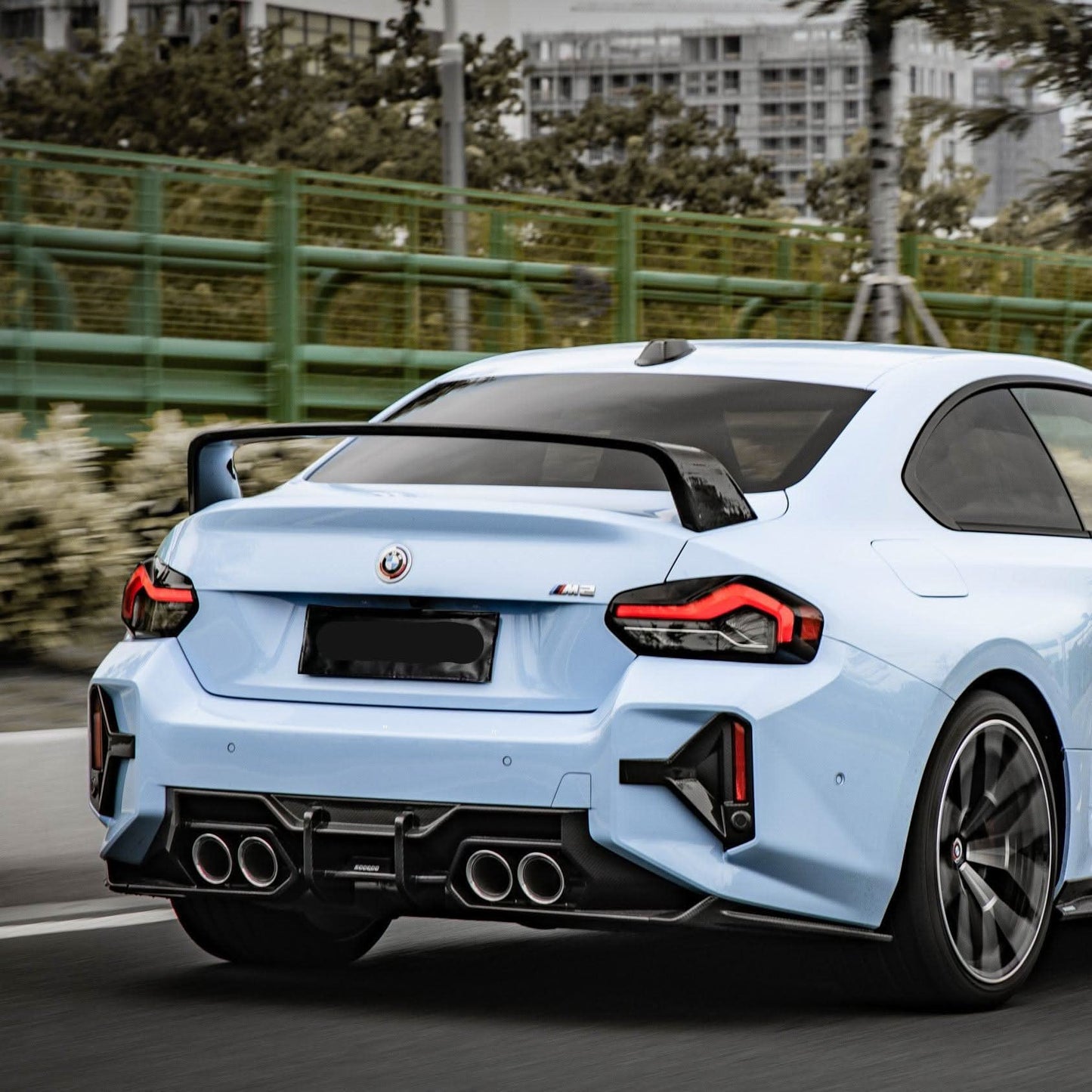 MP Style 2 Pre-Preg Carbon Fibre Boot Spoiler for BMW G87 M2 G42 2 Series 23-Present - Carbon Factory