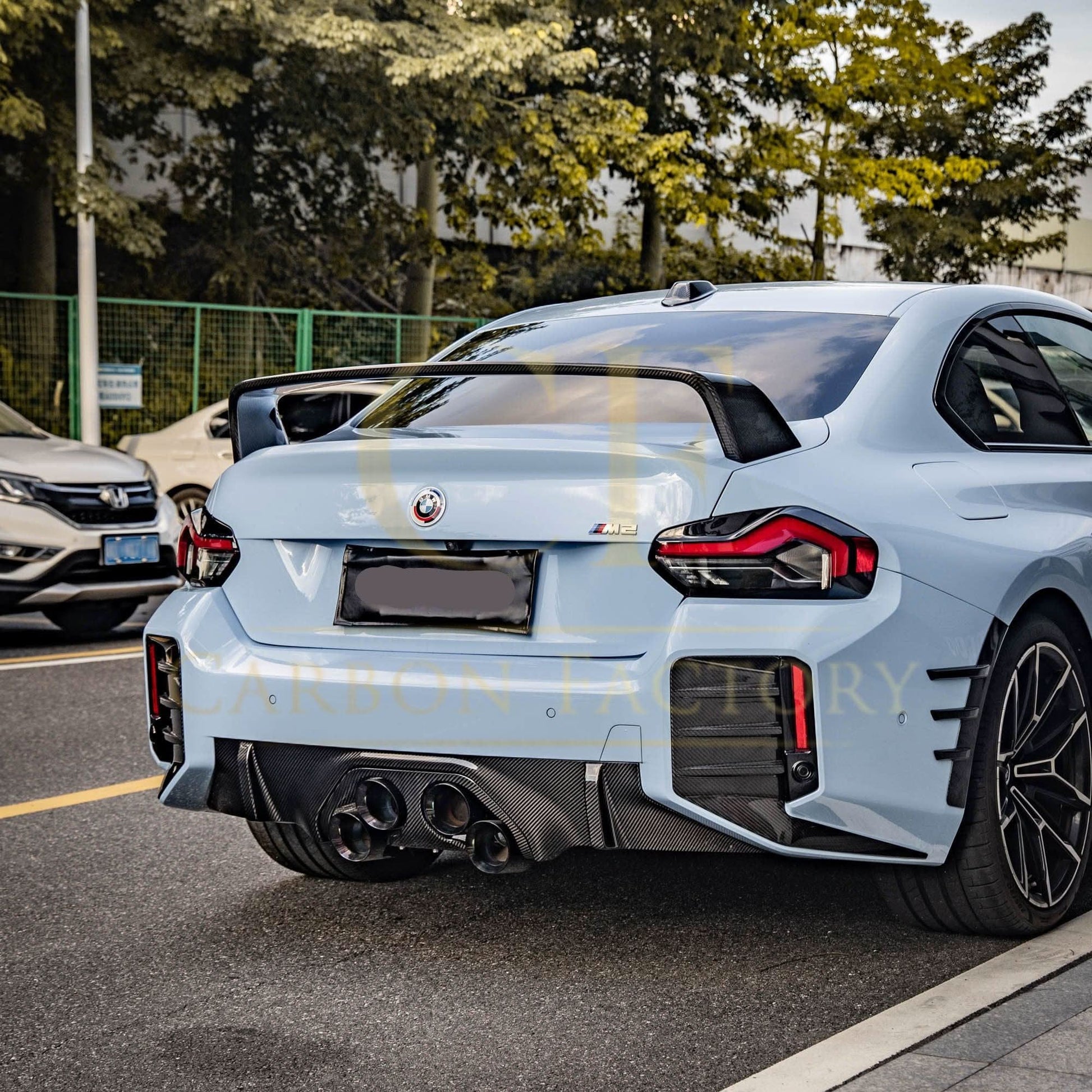 MP Style 2 Pre-Preg Carbon Fibre Boot Spoiler for BMW G87 M2 G42 2 Series 23-Present - Carbon Factory