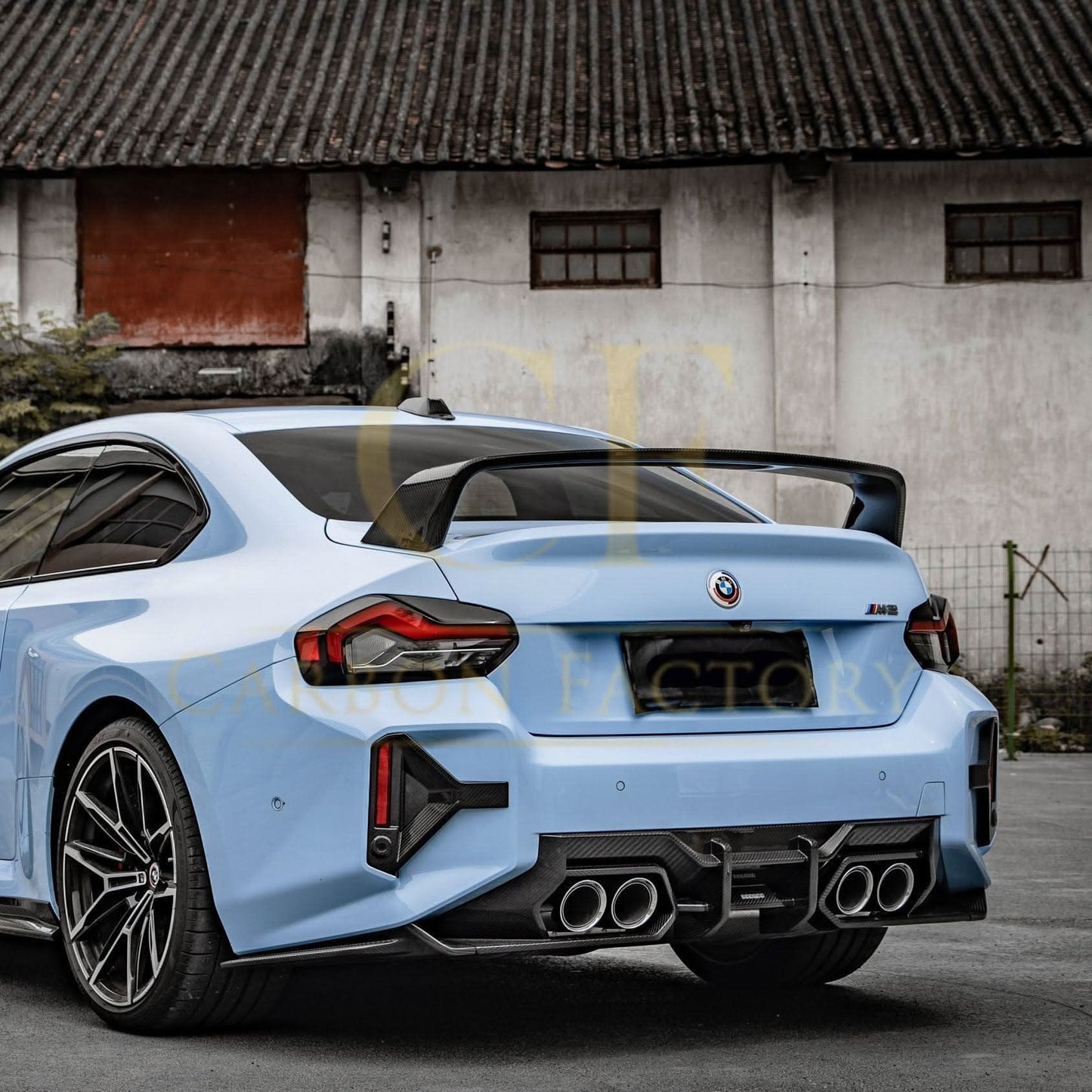 MP Style 2 Pre-Preg Carbon Fibre Boot Spoiler for BMW G87 M2 G42 2 Series 23-Present - Carbon Factory