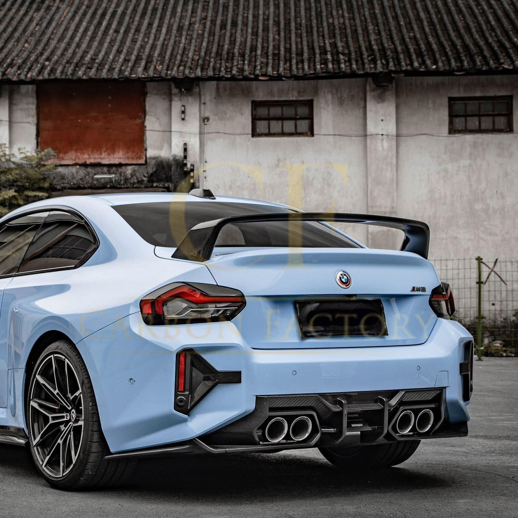 MP Style 2 Pre-Preg Carbon Fibre Boot Spoiler for BMW G87 M2 G42 2 Series 23-Present - Carbon Factory
