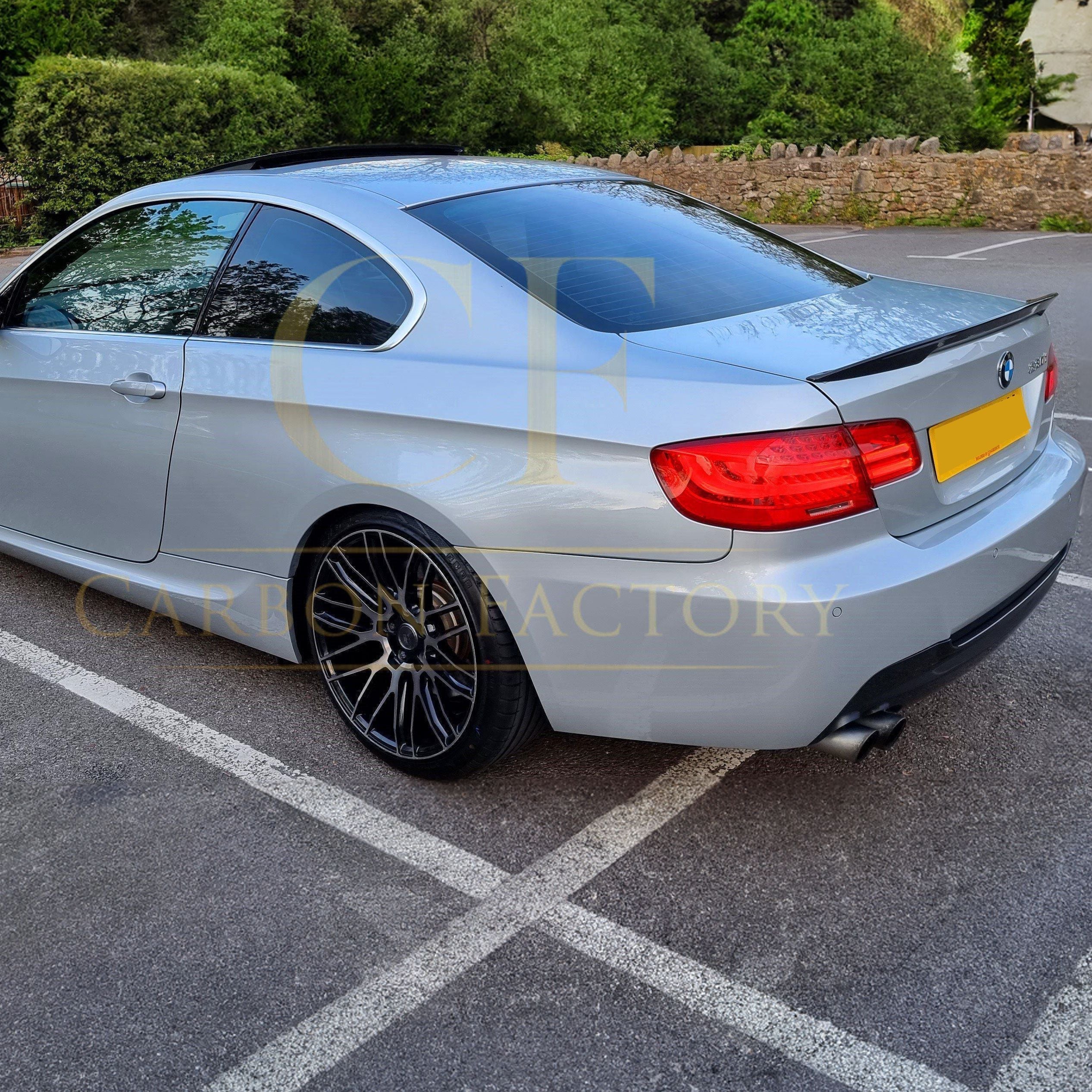 MP Style Pre-Preg Carbon Fibre Boot Spoiler for BMW 3 Series E92 Coupe inc M3 07-13 - Carbon Factory