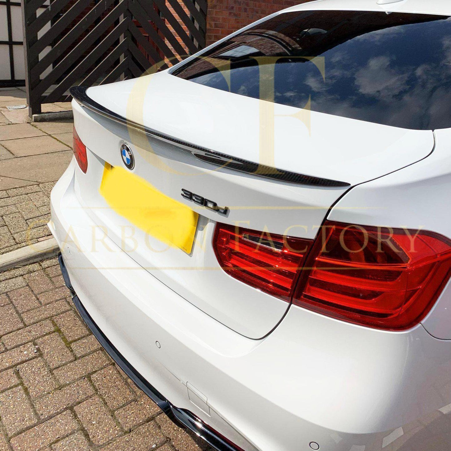 MP Style Pre-Preg Carbon Fibre Boot Spoiler for BMW 3 Series F30 F80 Saloon inc M3 13-18 - Carbon Factory