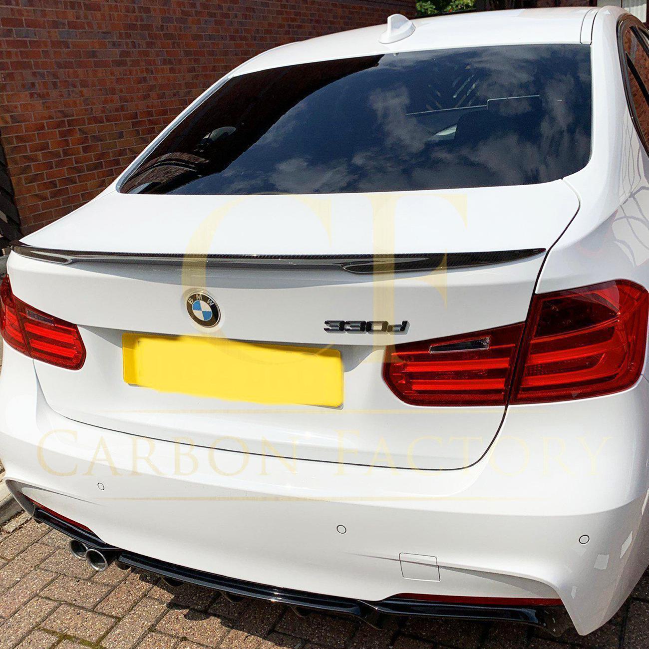 MP Style Pre-Preg Carbon Fibre Boot Spoiler for BMW 3 Series F30 F80 Saloon inc M3 13-18 - Carbon Factory