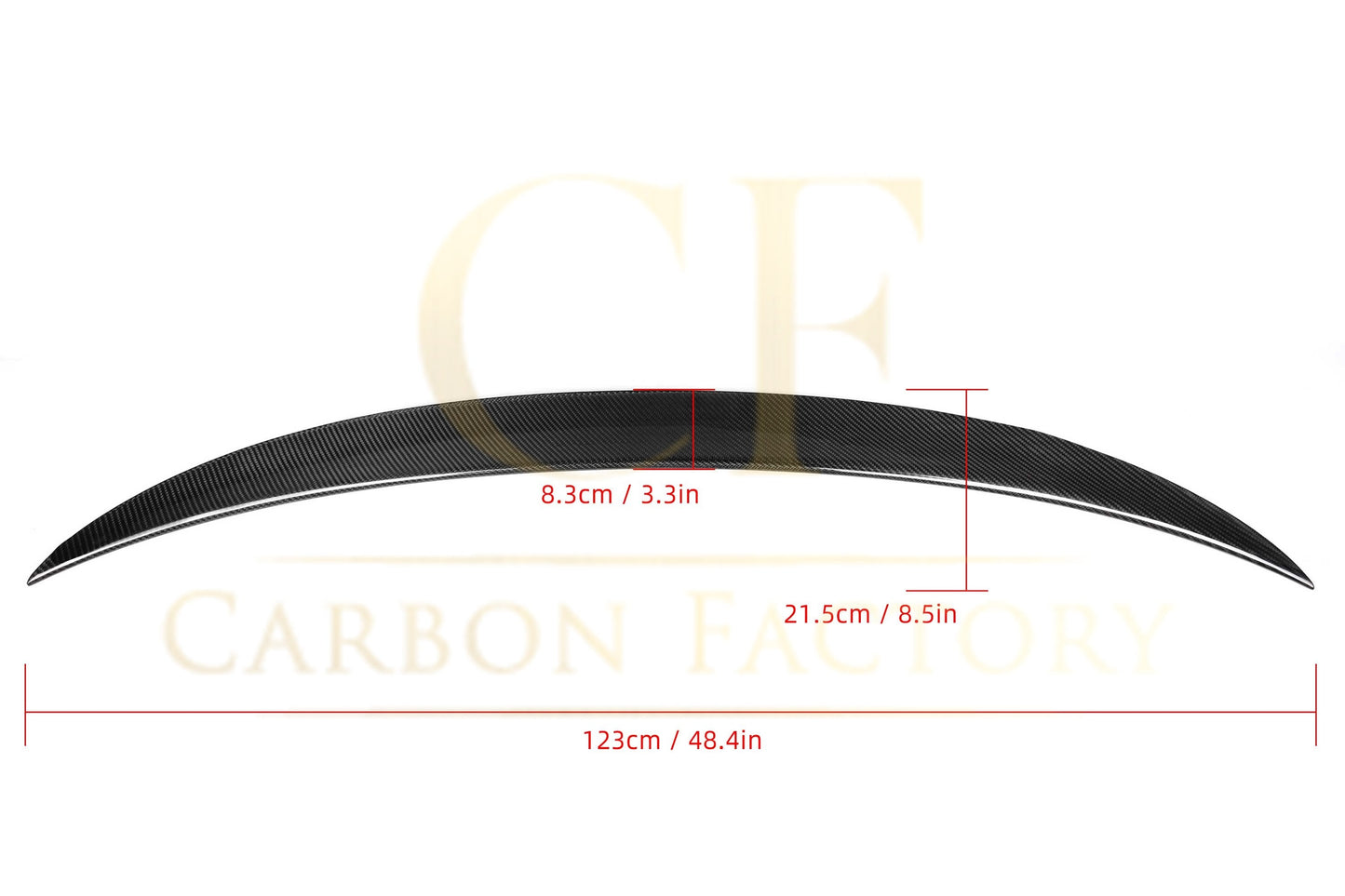 MP Style Pre-Preg Carbon Fibre Boot Spoiler for BMW 3 Series F30 F80 Saloon inc M3 13-18 - Carbon Factory