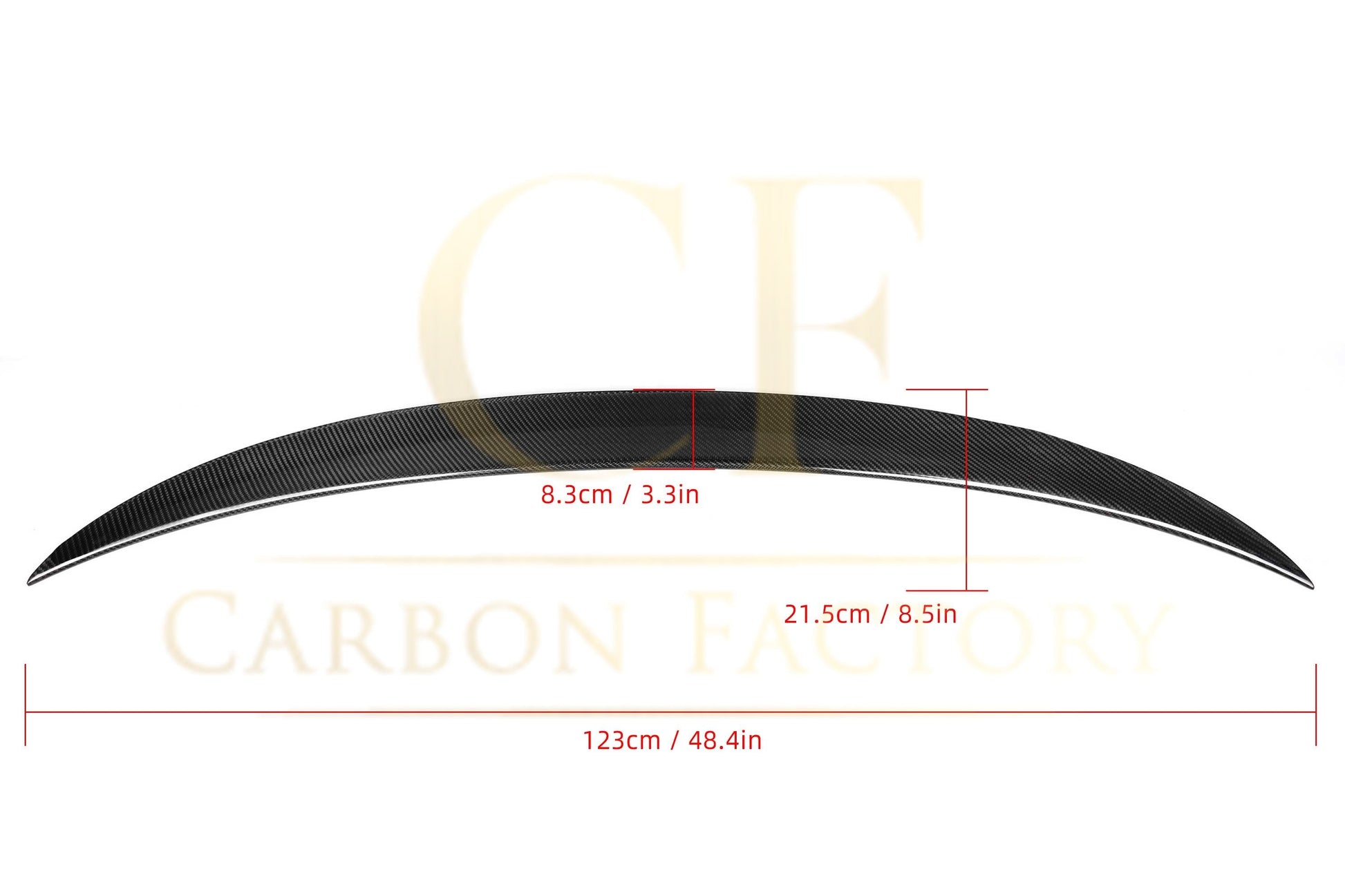 MP Style Pre-Preg Carbon Fibre Boot Spoiler for BMW 3 Series F30 F80 Saloon inc M3 13-18 - Carbon Factory