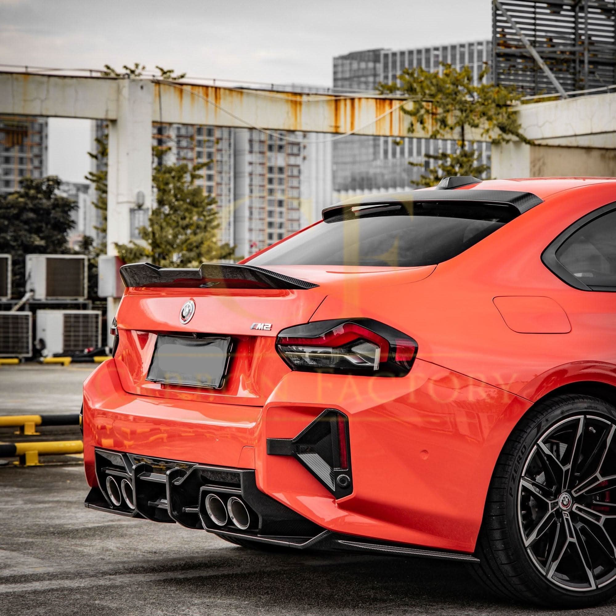 MP Style Pre-Preg Carbon Fibre Roof Spoiler for BMW G87 M2 G42 2 Series 23-Present - Carbon Factory