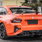 MP Style Pre-Preg Carbon Fibre Roof Spoiler for BMW G87 M2 G42 2 Series 23-Present - Carbon Factory