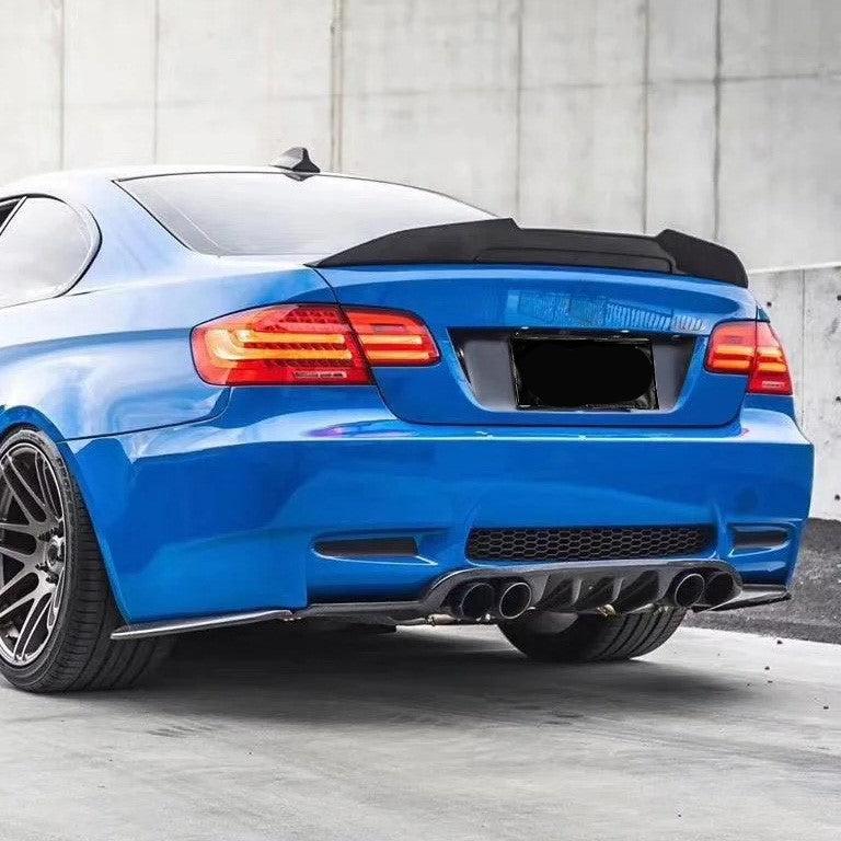 PSM Style Pre-Preg Carbon Fibre Boot Spoiler for BMW 3 Series E92 Coupe inc M3 07-13 - Carbon Factory