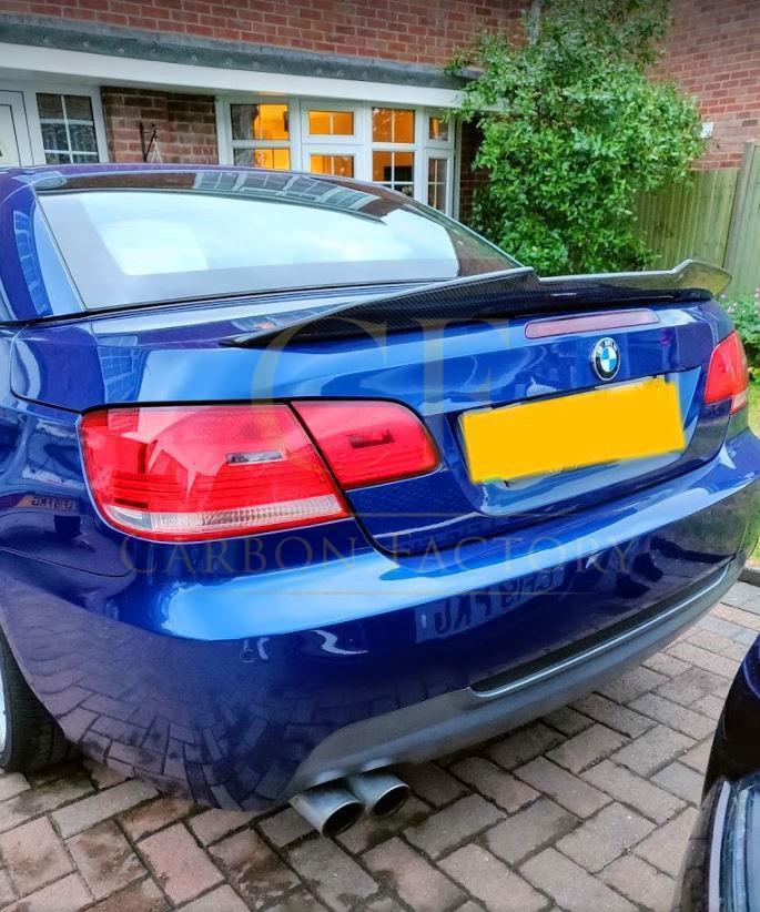 PSM Style Pre-Preg Carbon Fibre Boot Spoiler for BMW 3 Series E93 Convertible inc M3 07-13 - Carbon Factory