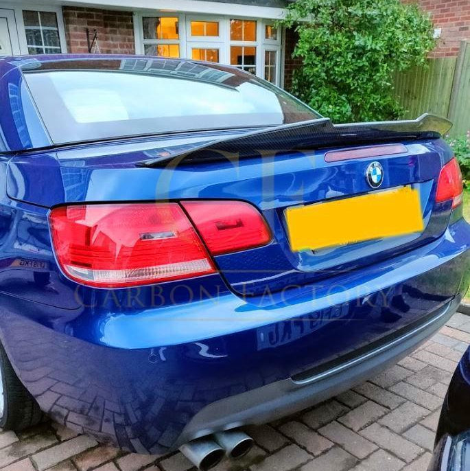PSM Style Pre-Preg Carbon Fibre Boot Spoiler for BMW 3 Series E93 Convertible inc M3 07-13 - Carbon Factory