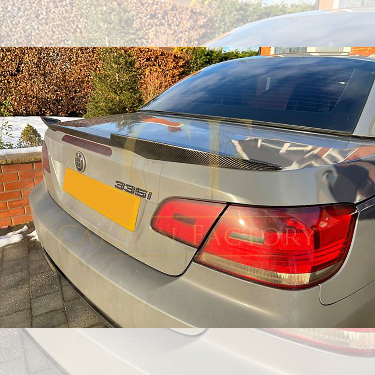 PSM Style Pre-Preg Carbon Fibre Boot Spoiler for BMW 3 Series E93 Convertible inc M3 07-13 - Carbon Factory