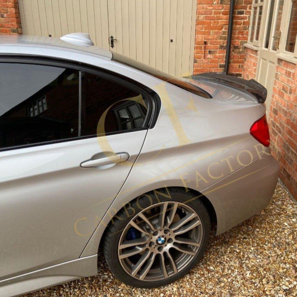 PSM Style Pre-Preg Carbon Fibre Boot Spoiler for BMW 3 Series F30 F80 Saloon inc M3 13-18 - Carbon Factory