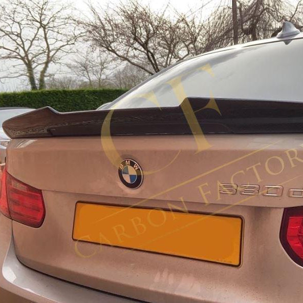 PSM Style Pre-Preg Carbon Fibre Boot Spoiler for BMW 3 Series F30 F80 Saloon inc M3 13-18 - Carbon Factory