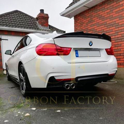 PSM Style Pre-Preg Carbon Fibre Boot Spoiler for BMW 4 Series F32 Coupe 14-20 - Carbon Factory