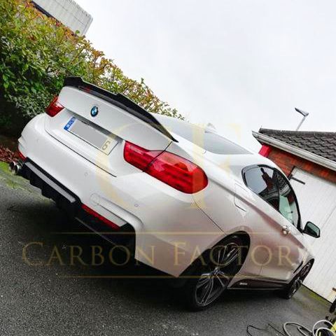 PSM Style Pre-Preg Carbon Fibre Boot Spoiler for BMW 4 Series F32 Coupe 14-20 - Carbon Factory