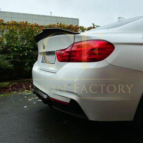 PSM Style Pre-Preg Carbon Fibre Boot Spoiler for BMW 4 Series F32 Coupe 14-20 - Carbon Factory