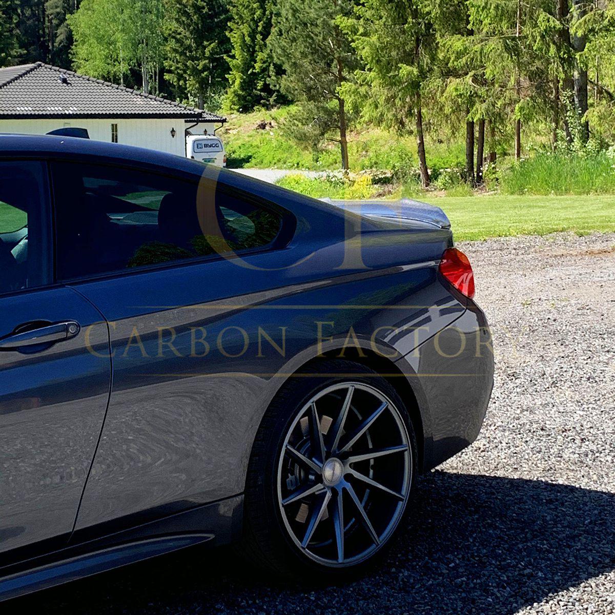 PSM Style Pre-Preg Carbon Fibre Boot Spoiler for BMW 4 Series F32 Coupe 14-20 - Carbon Factory