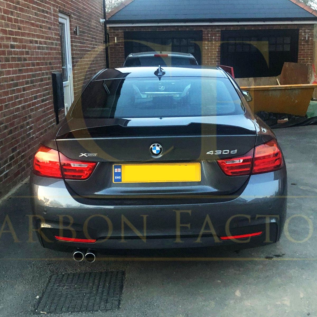 PSM Style Pre-Preg Carbon Fibre Boot Spoiler for BMW 4 Series F32 Coupe 14-20 - Carbon Factory