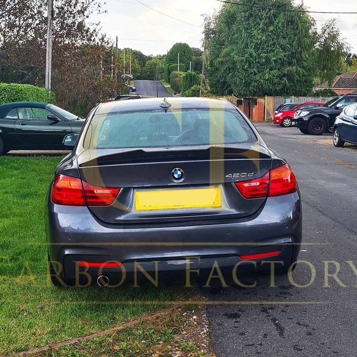 PSM Style Pre-Preg Carbon Fibre Boot Spoiler for BMW 4 Series F32 Coupe 14-20 - Carbon Factory