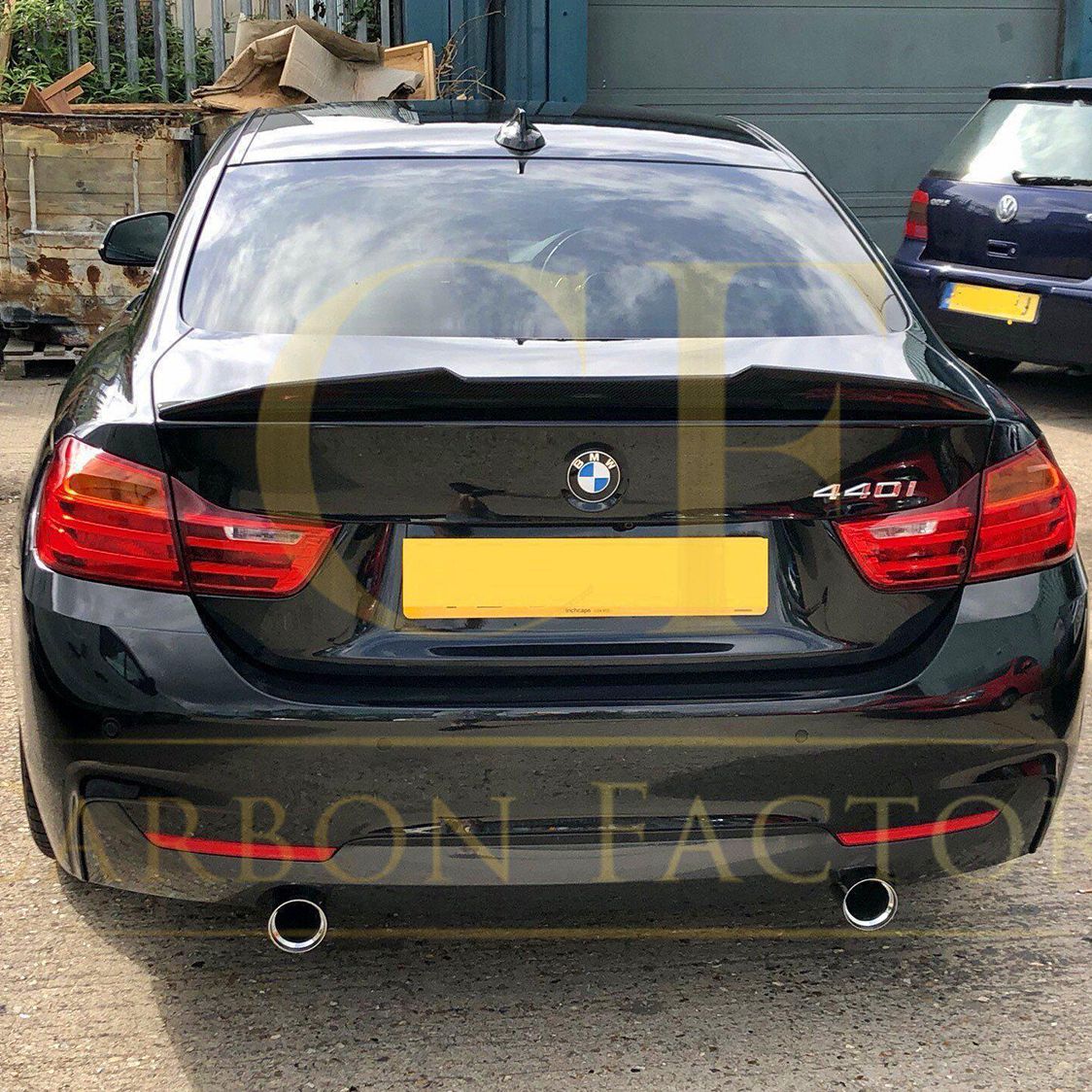 PSM Style Pre-Preg Carbon Fibre Boot Spoiler for BMW 4 Series F32 Coupe 14-20 - Carbon Factory