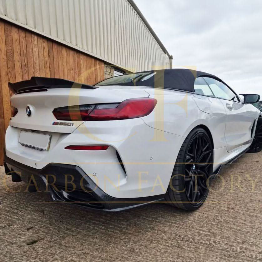 PSM Style Pre-Preg Carbon Fibre Boot Spoiler for BMW G14 8 Series F91 M8 Convertible 18-Present - Carbon Factory