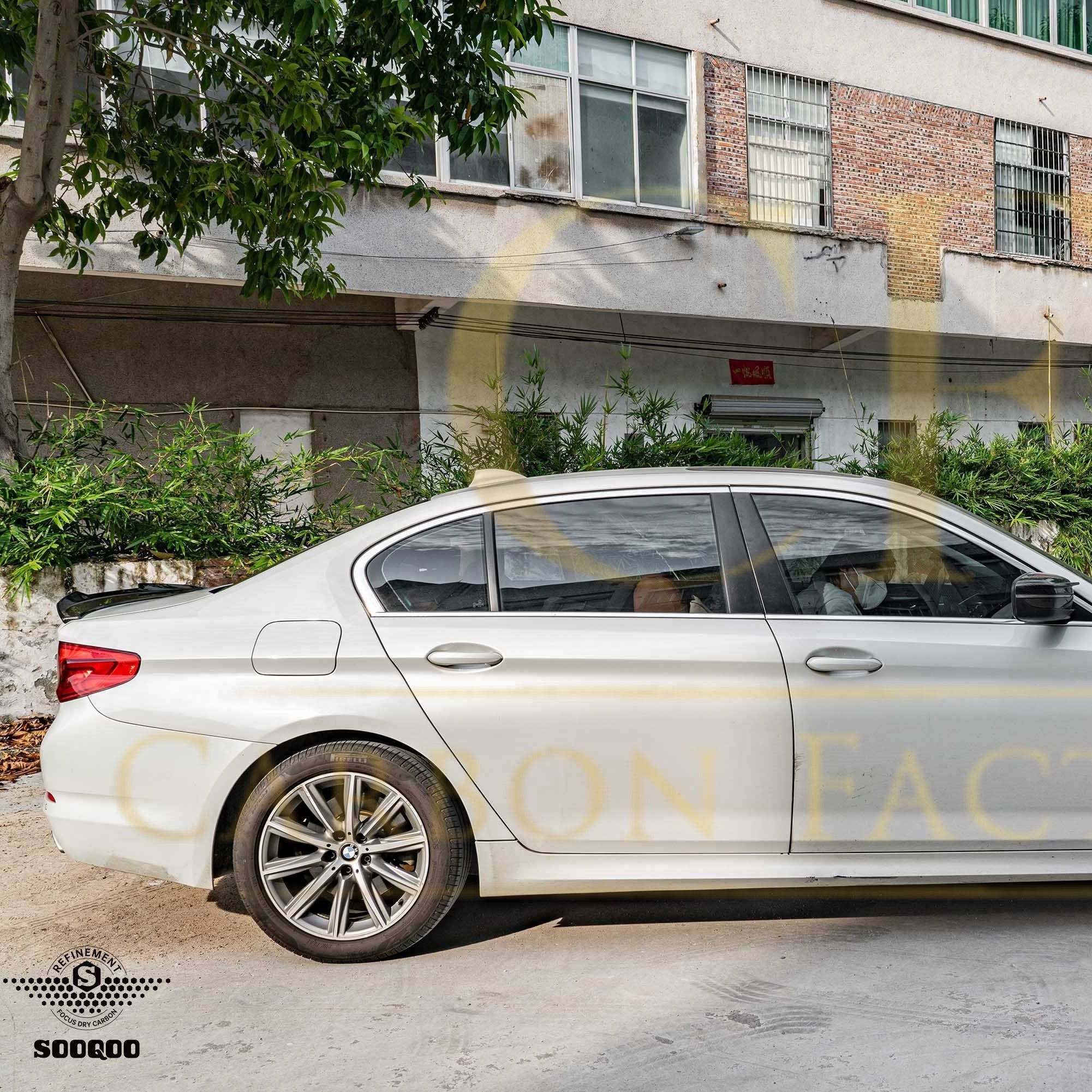 PSM Style Pre-Preg Carbon Fibre Boot Spoiler for BMW G30 5 Series F90 M5 17-23 - Carbon Factory
