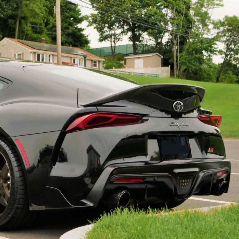 TRD Style Pre-Preg Carbon Fibre Rear Spoiler for Toyota A90 Supra 19-Present - Carbon Factory