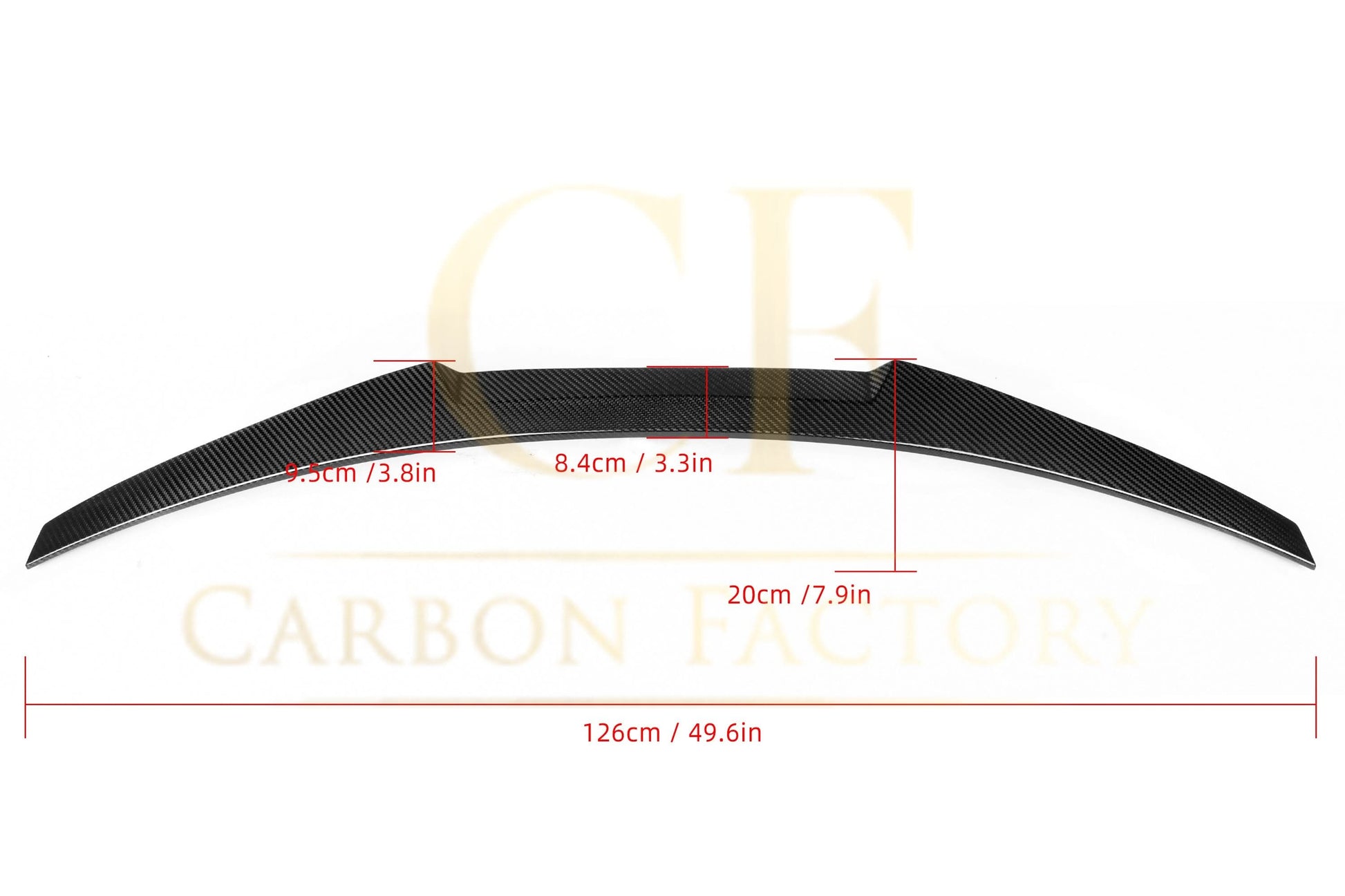 V Style Pre-Preg Carbon Fibre Boot Spoiler for Audi C8 A6 S6 19-24 - Carbon Factory